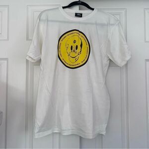 NEW STUSSY x DEVIATION BAD BAD NOT GOOD WHITE TEE Medium